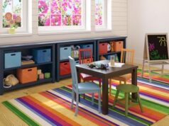 Lo spazio per i giochi a misura di bambino