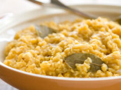 Risotto con zucca gialla