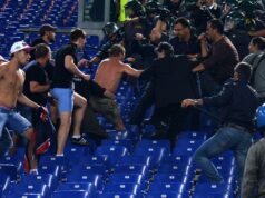 Champions: feriti due tifosi russi in Roma-Cska