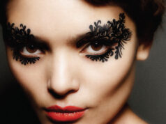 Make up maschera in pizzo per Carnevale