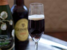 Black Velvet Cocktail