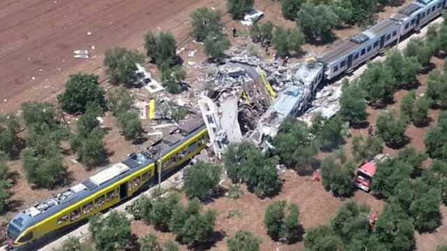 scontro treni puglia az magazine