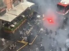 Ultras a Napoli,danni da milioni di euro e la rabbia dei cittadini