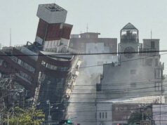 Terremoto a Taiwan: è il terremoto più forte degli ultimi 25 anni